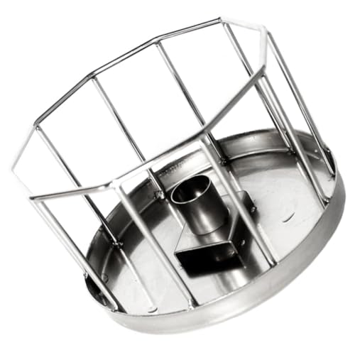 Happyyami Stainless Steel Reptile Automatic Water Feeder Wasserschale Für Schildkröten Geckos Und Eidechsen Rutschfester Boden Langlebiges Und Umweltfreundliches Material Für von Happyyami