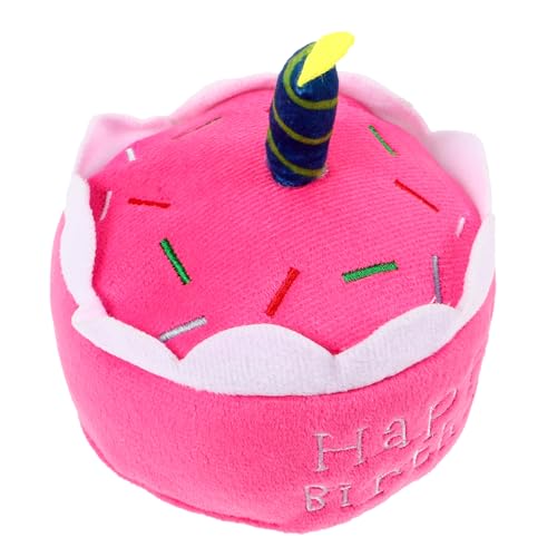 Happyyami Hunde-geburtstagskuchen-Spielzeug Aus Plüsch – Quietschendes Hundespielzeug Haustier-geburtstagskuchen-Spielzeug Gefülltes Haustierspielzeug in Kuchenform Happyyami Hunde-geburtstagskuchen-Spielzeug Aus Plüsch – Quietschendes Hundespielzeug Haustier-geburtstagskuchen-Spielzeug Gefülltes Haustierspielzeug in Kuchenform von Happyyami