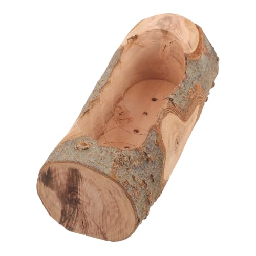 Happyyami Eleganter Futternapf Aus Holz Für Meerschweinchen Hamster Eichhörnchen Haustiere Heu-futternapf von Happyyami