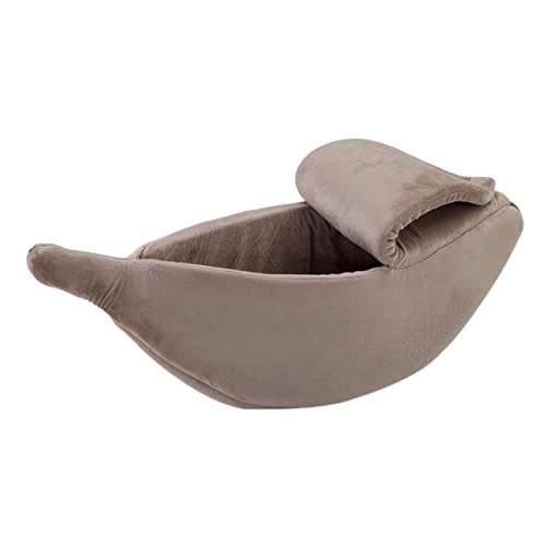 Happyyami Haustier warmes Katzenbett Hundebett Katze couchbett Katzenhäuser für Wohnungskatzen Welpe Katzenhausbett für Haustierbetten Banane Katzennest Hauskatze Happyyami Haustier warmes Katzenbett Hundebett Katze couchbett Katzenhäuser für Wohnungskatzen Welpe Katzenhausbett für Haustierbetten Banane Katzennest Hauskatze von Happyyami