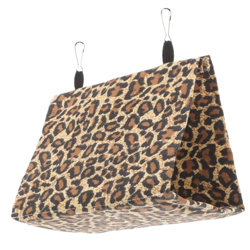 Happyyami Haustierbett Warmes Nest für Hamster Eichhörnchen Meerschweinchen Ratten Leopardenmuster 16 X 16 X 13 cm von Happyyami