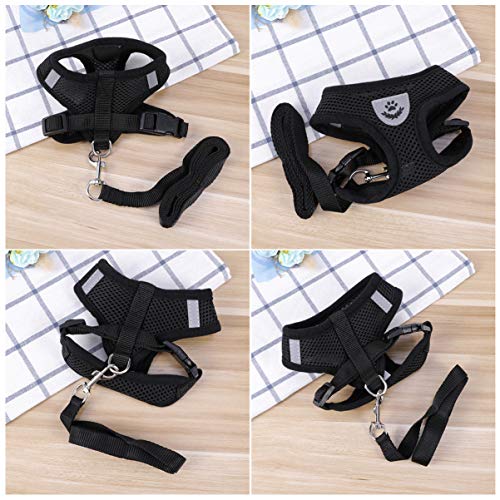 Happyyami Weste Für Hunde Leinenweste Aus Netzmaterial Für Welpen Und Welpen Bequemer Brustgurt Auf Der Rückseite Haustierbedarf Happyyami Weste Für Hunde Leinenweste Aus Netzmaterial Für Welpen Und Welpen Bequemer Brustgurt Auf Der Rückseite Haustierbedarf von Happyyami