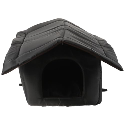 Happyyami Haustierbett Katzenhaus im Freien Kühlendes Katzenhaus Häuser Hundehütte Wasserdichtes Hundebett haustierzelt pet Bed hundesofa Outdoor-Katzenhaus wetterfest Tierheim Schwamm Black Happyyami Haustierbett Katzenhaus im Freien Kühlendes Katzenhaus Häuser Hundehütte Wasserdichtes Hundebett haustierzelt pet Bed hundesofa Outdoor-Katzenhaus wetterfest Tierheim Schwamm Black von Happyyami