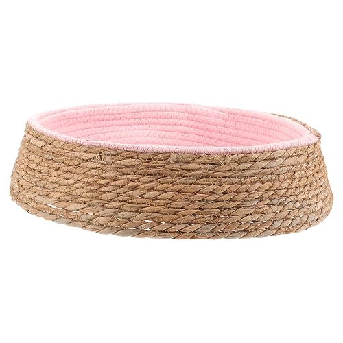 Happyyami Haustierbett aus Rattan Katzenbett Hundebett Kleines Hundehaus aus Rattan Nestbett für Haustiere Schlafkissen Möbel Hundekreisbett Haustier-Schlafunterlage gemütlich Kleiner Hund Happyyami Haustierbett aus Rattan Katzenbett Hundebett Kleines Hundehaus aus Rattan Nestbett für Haustiere Schlafkissen Möbel Hundekreisbett Haustier-Schlafunterlage gemütlich Kleiner Hund von Happyyami