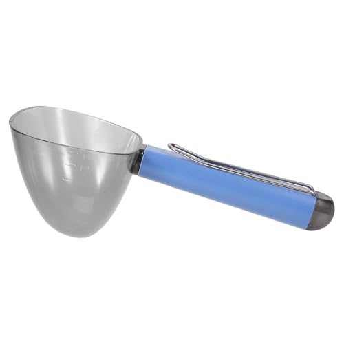 Happyyami Haustierfutter Löffel mit Dichtclip für Präzises Messen von Katzen und Hundefutter Ergonomische Futterschaufel für Exakte Portionierung und Frischeerhaltung von Happyyami