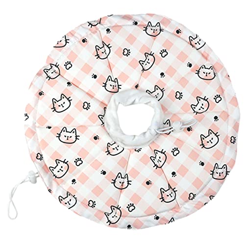 Happyyami Verstellbare wasserdichte Erholungshalskrause Für Und Hunde Anti-leck- Sicher Und Für Wundheilung Rosa von Happyyami