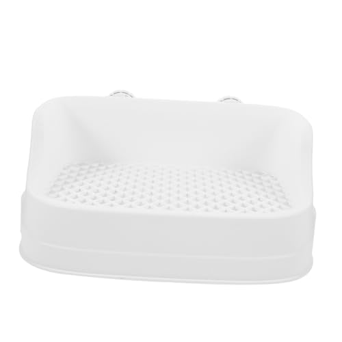 Happyyami Kaninchentoilette Aus Wiederverwendbarem Material Robust Und Sicher Für Langen Gebrauch Geruch Niedriger Eingang Für Leichtes Zugreifen Platzsparend Für Käfig Oder Boden von Happyyami