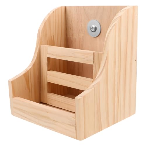 Happyyami Heu-Futterspender aus Holz für Kaninchen: 2-in-1-Heuspender für Kaninchen, Chinchillas, Meerschweinchen, Kleintiere, Zubehör Happyyami Heu-Futterspender aus Holz für Kaninchen: 2-in-1-Heuspender für Kaninchen, Chinchillas, Meerschweinchen, Kleintiere, Zubehör von Happyyami