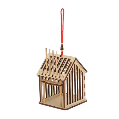 Happyyami Holz-Grillen-käfig Für Lebende Grillen Und Heuschrecken Tragbarer Reptilien-Halter Mit Futterbehälter Als Zuchtbox Und Aufbewahrungsbehälter Geeignet von Happyyami