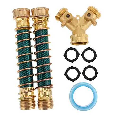 Happyyami Garten Schlauch Y-verteiler Adapter Set Federverbinder Installieren Für Gartenbewässerung Und Schlauchanschluss von Happyyami