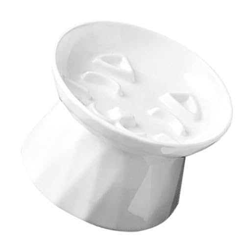Happyyami Hoher Napf für Haustiere Wassernäpfe für Kätzchen Erhöhte Hundenäpfe Haustierzubehör Hundenapf Katzennapf Erhöhte Katzennäpfe menschlicher Körper Wasserschale Weiß Happyyami Hoher Napf für Haustiere Wassernäpfe für Kätzchen Erhöhte Hundenäpfe Haustierzubehör Hundenapf Katzennapf Erhöhte Katzennäpfe menschlicher Körper Wasserschale Weiß von Happyyami