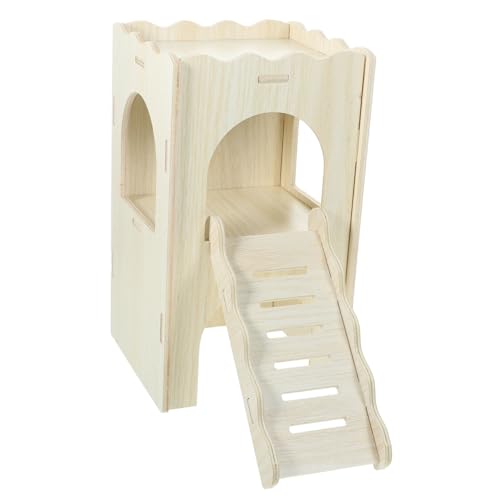 Happyyami Hamster Versteckhaus Aus Holz Mit Rampe Mehrstöckige Spiel Und Schlafgelegenheit Für Kleintiere Für Hamster Und Meerschweinchen Sicheres Und Langlebiges Design Perfektes Happyyami Hamster Versteckhaus Aus Holz Mit Rampe Mehrstöckige Spiel Und Schlafgelegenheit Für Kleintiere Für Hamster Und Meerschweinchen Sicheres Und Langlebiges Design Perfektes von Happyyami