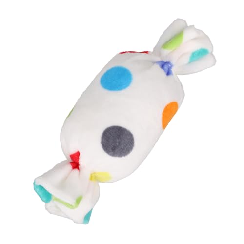 Happyyami Kauspielzeug Bonbonform Für Hunde Interaktives Spielzeug Mit Quietscher Für Welpen Und Kleine Bis Mittelgroße Hunde Fördert Zahnpflege Und Spielverhalten von Happyyami