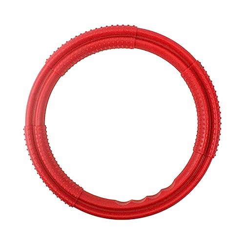 Happyyami Hundespielzeug Flying Disc Für Interaktive Aktivitäten Kauspielzeug Hochwertigem Für Große Und Mittlere Hunde Zahnpflege Und Stressabbau Rot von Happyyami