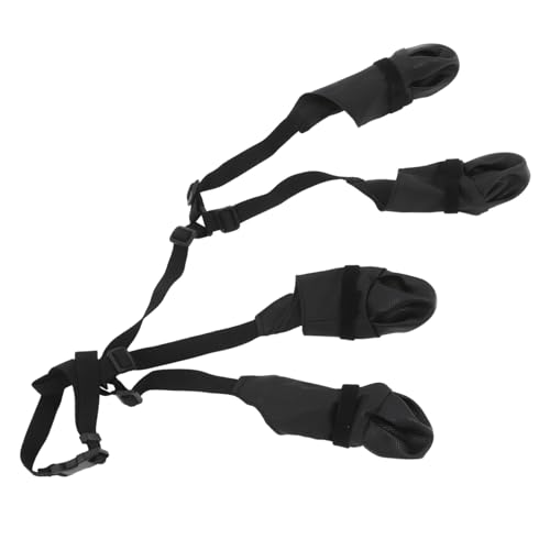 Happyyami Hundeschuhe Für Kleine Und Mittlere Hunde wasserdichte rutschfeste Hundestiefel Mit Verstellbarem Design Für Outdoor-aktivitäten Bei Regen Und Schnee von Happyyami