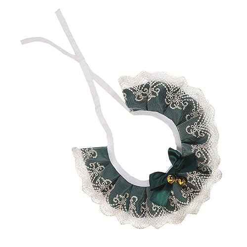 Happyyami Welpenhalsband Aus Spitze Verstellbares Haustierhalstuch Dekorativer Katzenschmuck Für Welpen Verarbeitung Schont Hals von Happyyami