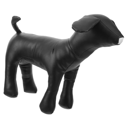 Happyyami Hundeschaufensterpuppe Für Bekleidung Verstellbares Pu-Leder-Modell Für Kleine Hunde Lebensnahe Darstellung Für Haustiergeschäfte Und Heimdekoration Handgefertigte Details von Happyyami