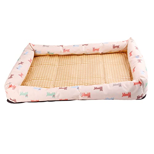 Happyyami Pet Kühlmatte Aus Atmungsaktivem Material Sommerliche Hundedecke Für Kühle Ruhe Abnehmbarer Und Waschbarer Sitzpolster Für Kleine Hunde s von Happyyami
