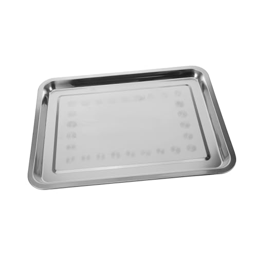 Happyyami Hundebox-Tablett Ersatz für die Pfannen der Hundebox Futterspender Hundebox Tablett Hundekäfig Tablett Ersatzschale für Hundekäfig Käfigfach zum Ersetzen Rostfreier Stahl Silver Happyyami Hundebox-Tablett Ersatz für die Pfannen der Hundebox Futterspender Hundebox Tablett Hundekäfig Tablett Ersatzschale für Hundekäfig Käfigfach zum Ersetzen Rostfreier Stahl Silver von Happyyami