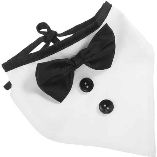 Happyyami Hundehalsband Großer Schal Vielseitiges Haustier-hochzeits-Outfit-Accessoire von Happyyami