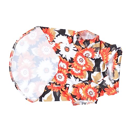 Happyyami Hundehemd Haustierhemd Klein Mittel Blau Rosafarbenes Hundeshirt Sonne Hundekleidung Dackelkleidung Hundekühler Kühlung Für Zeigen Baumwollhemd Cool Welpe Baumwolle von Happyyami