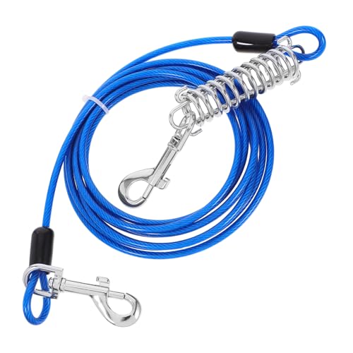 Happyyami Hundeleine Mit Dämpfung Und Drehhaken Lange Robuste Außenleine Für Mittelgroße Und Große Hunde Für Garten Und Camping Sicherer Halt Und Einfache Handhabung von Happyyami