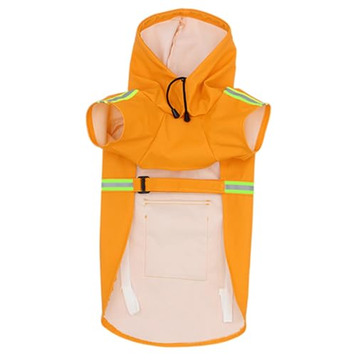 Happyyami Nylon Hunde Regenmantel Mit Reflektoren Tragbare Faltbare Hunderegenjacke Für Outdoor-aktivitäten Für Trockenheit Und Komfort Bei Nassem Wetter Happyyami Nylon Hunde Regenmantel Mit Reflektoren Tragbare Faltbare Hunderegenjacke Für Outdoor-aktivitäten Für Trockenheit Und Komfort Bei Nassem Wetter von Happyyami