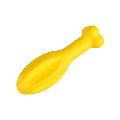 Happyyami Hunde Spielzeug Hähnchen Kauknochen Interaktives Spielzeug Für Welpen Zahnpflege Und Beschäftigung Multifunktionales Kauspielzeug Für Aktive Haustiere von Happyyami