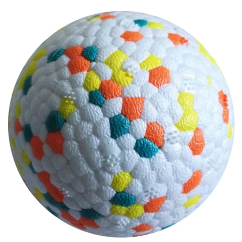 Happyyami Hundespielzeugball Quietschen Hundespielzeug Zum Umkippen Bälle Für Hunde Beiß Für Welpen Hundespielzeugbälle Lustige Hundespielzeuge Quietschspielzeug Für Hunde E-TPU von Happyyami