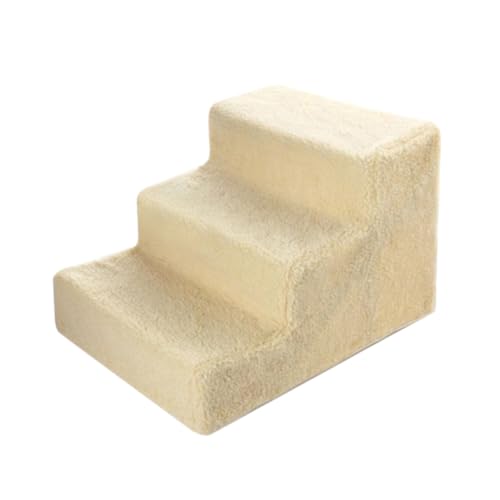 Happyyami Hundetreppe Hundeleiter Auto Spielzeug Haustierleiter Haustier spielende Treppe -Spielzeug haustierrampe pet Supplies Hunde Spielzeug Katzenleiter Katzentreppe Yellow von Happyyami