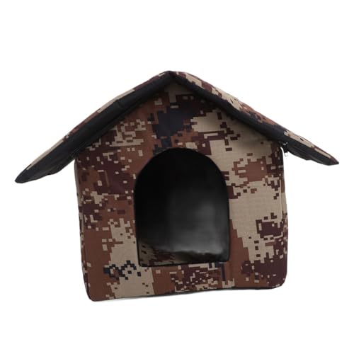 Happyyami Isoliertes Katzenhaus Im Freien, Wetterfestes Katzenhaus, Winter-wildkatzenunterschlupf Mit Abnehmbarer Weicher Matte Für Katzen Im Freien Happyyami Isoliertes Katzenhaus Im Freien, Wetterfestes Katzenhaus, Winter-wildkatzenunterschlupf Mit Abnehmbarer Weicher Matte Für Katzen Im Freien von Happyyami