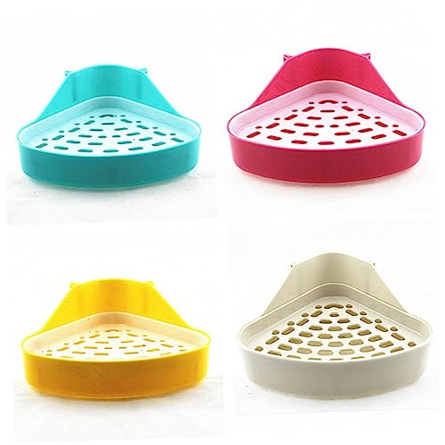 Happyyami Triangle Potty Trainer Für Kleintiere Praktische Eck-Toilette Für Hamster Meerschweinchen Kaninchen Und Chinchillas Farbvariationen Und Platzsparendes Design Klein Happyyami Triangle Potty Trainer Für Kleintiere Praktische Eck-Toilette Für Hamster Meerschweinchen Kaninchen Und Chinchillas Farbvariationen Und Platzsparendes Design Klein von Happyyami