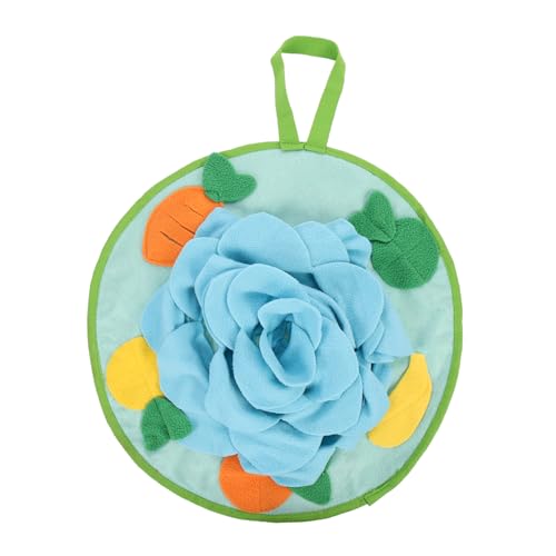 Happyyami Bunny Snuffle Mat Für Kleintiere Futter Und Spielmatte Für Hamster Kaninchen Und Meerschweinchen Fördert Das Schnüffeln Natürliche Futtersuche Gestaltung Zur Stimulation Von von Happyyami