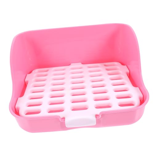 Happyyami Kaninchentoilette, Hasentoilette, Meerschweinchen-Toilette, Hamster, Kleine Haustier-trainingstoilette Happyyami Kaninchentoilette, Hasentoilette, Meerschweinchen-Toilette, Hamster, Kleine Haustier-trainingstoilette von Happyyami