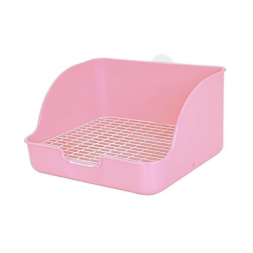Happyyami Toilette Katzentoilette Trainings-hasenkäfig Toilette Katzentoilette Haustiertoilette für Kaninchen und Kleintiere Einfache Praktische Stabile Kunststoffkonstruktion Happyyami Toilette Katzentoilette Trainings-hasenkäfig Toilette Katzentoilette Haustiertoilette für Kaninchen und Kleintiere Einfache Praktische Stabile Kunststoffkonstruktion von Happyyami
