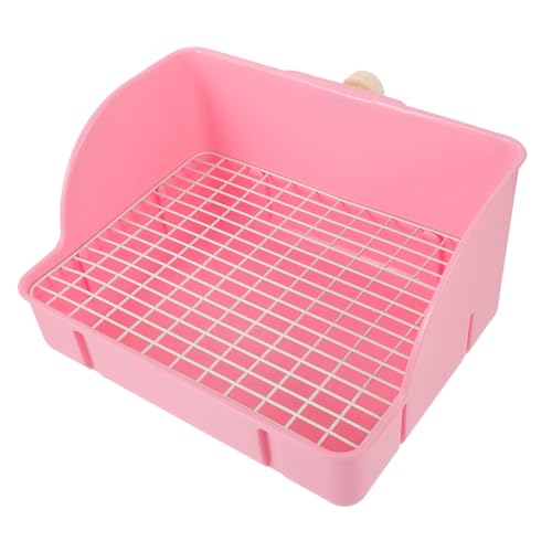 Happyyami Toilette Für Kaninchen Und Kleintiere Große Abnehmbare Litter Box Mit Stahlgitterboden Für Meerschweinchen Und Chinchillas Einfach Zu Reinigen Und Geruchsneutral Happyyami Toilette Für Kaninchen Und Kleintiere Große Abnehmbare Litter Box Mit Stahlgitterboden Für Meerschweinchen Und Chinchillas Einfach Zu Reinigen Und Geruchsneutral von Happyyami