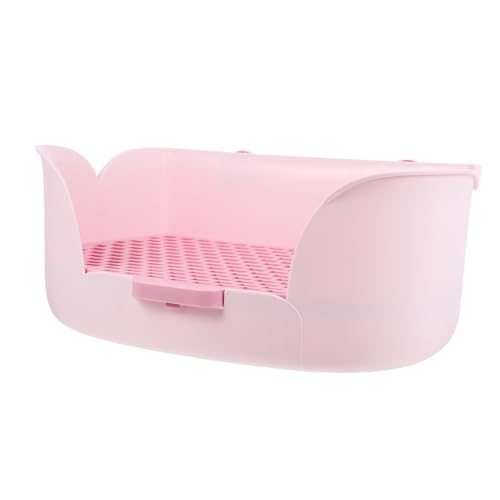 Happyyami Kasten Kaninchentoilette Futterautomat für Haustiere Hundekäfig Hund wassernapf Katzenklo Kaninchenklo Kleintierklo Haustierstreubecken Haustierpfanne für Tiere Abs Rosa Happyyami Kasten Kaninchentoilette Futterautomat für Haustiere Hundekäfig Hund wassernapf Katzenklo Kaninchenklo Kleintierklo Haustierstreubecken Haustierpfanne für Tiere Abs Rosa von Happyyami