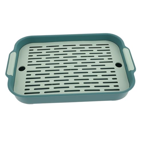 Happyyami Kaninchentoiletten Rechteckig Für Meerschweinchen Hasen Und Hamster Tragbare Katzentoilette Aus Hochwertigem Material Für Jungtiere von Happyyami