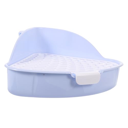 Happyyami Kasten Kaninchentoilette Rattenstreu Tiere Käfig Kaninchen-Töpfchen-Trainingstoilette Heu kaninchenklo Hasen klo Eckklo Haustier-PIPI-Toilette Haustiertoilette Plastik Sky-Blue Happyyami Kasten Kaninchentoilette Rattenstreu Tiere Käfig Kaninchen-Töpfchen-Trainingstoilette Heu kaninchenklo Hasen klo Eckklo Haustier-PIPI-Toilette Haustiertoilette Plastik Sky-Blue von Happyyami