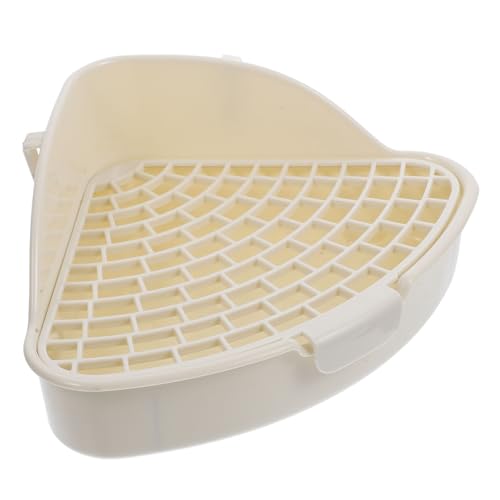 Happyyami Kasten Kaninchentoilette Trainingsecke Für Haustiere Mülltonne Drinnen Rennmaus Toilette Eckstreuwanne Kaninchen-toilettenbecken Kaninchen-töpfchentrainer Hasenkäfig Weiß Plastik Happyyami Kasten Kaninchentoilette Trainingsecke Für Haustiere Mülltonne Drinnen Rennmaus Toilette Eckstreuwanne Kaninchen-toilettenbecken Kaninchen-töpfchentrainer Hasenkäfig Weiß Plastik von Happyyami