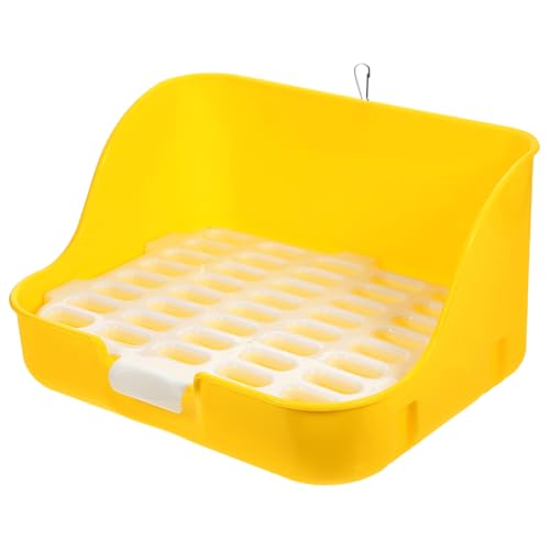 Happyyami Kaninchen Katzentoilette Haustier Toilette Töpfchen Trainer Ecke Kleintiere Katzentoilette Für Kaninchen Und Hasen Praktisch Und Langlebig von Happyyami