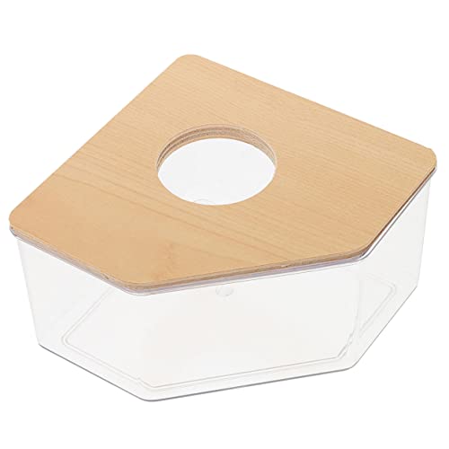 Happyyami Transparente Hamster Sandbad Box Großer Sandbadbehälter Für Chinchillas Meerschweinchen Und Gerbils Ideal Für Kleintiere Dreieckige Form Mit Gelbem Deckel Happyyami Transparente Hamster Sandbad Box Großer Sandbadbehälter Für Chinchillas Meerschweinchen Und Gerbils Ideal Für Kleintiere Dreieckige Form Mit Gelbem Deckel von Happyyami