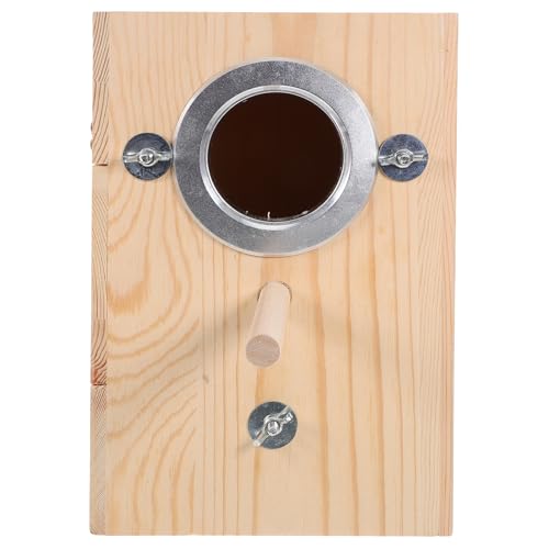 Happyyami Kasten Vogelnest Aus Holz Vogelhaus Haustier Futterspender Zuchtboxen Für Wellensittiche Garten Nisthaus Sittichnest Aus Holz Vogelnester Für Käfige Sittich Versorgung Hölzern Happyyami Kasten Vogelnest Aus Holz Vogelhaus Haustier Futterspender Zuchtboxen Für Wellensittiche Garten Nisthaus Sittichnest Aus Holz Vogelnester Für Käfige Sittich Versorgung Hölzern von Happyyami
