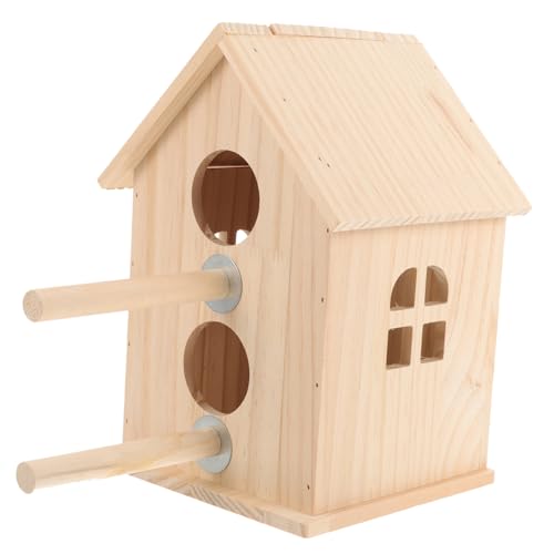 Happyyami Nistkasten Für Vögel Parakeet Brutkasten Für Kleine Vögel Und Papageien Futteröffnung Für Einfache Beobachtung Und Pflege Für Garten Oder Balkon Happyyami Nistkasten Für Vögel Parakeet Brutkasten Für Kleine Vögel Und Papageien Futteröffnung Für Einfache Beobachtung Und Pflege Für Garten Oder Balkon von Happyyami