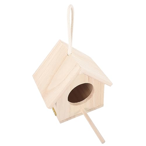 Happyyami Parakeet Nest Box Aus Holz Für Kleine Vögel Nistkasten Für Papageien Wellensittiche Und Spatzen Für Garten Und Balkon Schützendes Und Komfortables Zuhause Happyyami Parakeet Nest Box Aus Holz Für Kleine Vögel Nistkasten Für Papageien Wellensittiche Und Spatzen Für Garten Und Balkon Schützendes Und Komfortables Zuhause von Happyyami