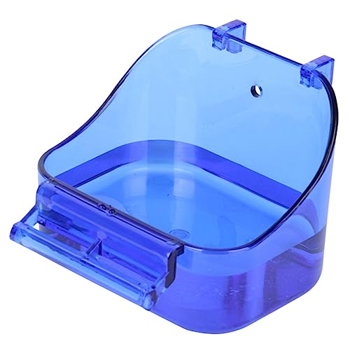 Happyyami Pet Box Vogel Hängende Badewanne Vogelkäfig Badewanne Wiederverwendbare Vogel Zubehör Handwerkskunst von Happyyami