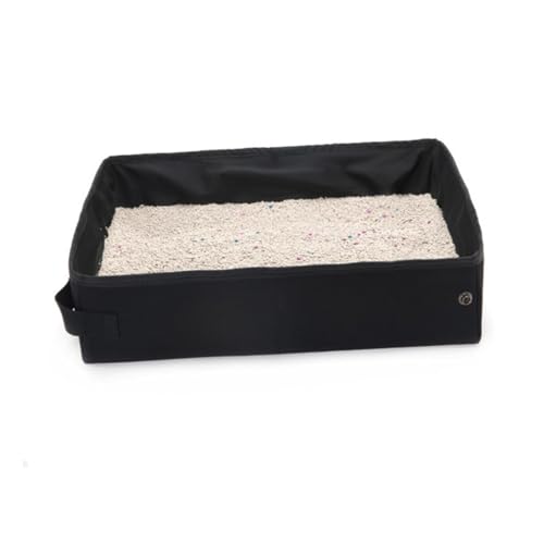 Happyyami Kasten Wasserdichtes Katzenstreubecken Katzenboxen Für Wohnungskatzen Katzenbedarf Tiertoiletten Faltbare Katzentoilette Katzentoilettentrainer Katzenbecken Schwarz Happyyami Kasten Wasserdichtes Katzenstreubecken Katzenboxen Für Wohnungskatzen Katzenbedarf Tiertoiletten Faltbare Katzentoilette Katzentoilettentrainer Katzenbecken Schwarz von Happyyami