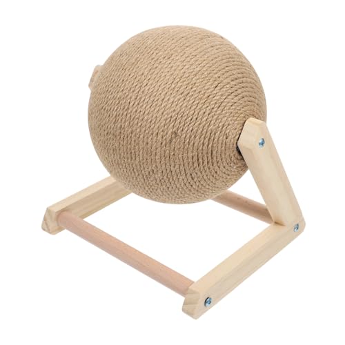 Happyyami Katze Fangball Sisal-katzenbaum Kratzbaum Spielzeug Katzenspielzeug Katze Indoor-Spielzeug Heimtierbedarf Kratzbälle Für Katzen Katze Kratzt Kugelförmig Den Ball Schnappen Holz Happyyami Katze Fangball Sisal-katzenbaum Kratzbaum Spielzeug Katzenspielzeug Katze Indoor-Spielzeug Heimtierbedarf Kratzbälle Für Katzen Katze Kratzt Kugelförmig Den Ball Schnappen Holz von Happyyami