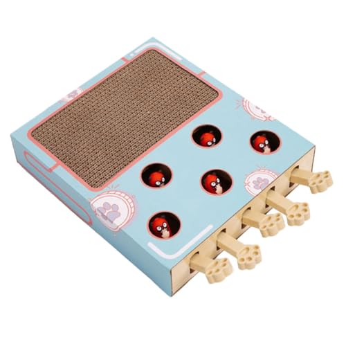 Happyyami Cat Whack Toy Interaktives Katzenspielzeug Krallenpflege Kratzbrett Wellpappe Fördert Spiel Und Für Katzen Happyyami Cat Whack Toy Interaktives Katzenspielzeug Krallenpflege Kratzbrett Wellpappe Fördert Spiel Und Für Katzen von Happyyami