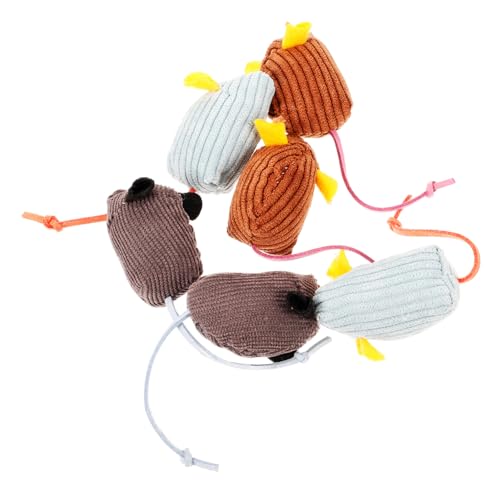 Happyyami Katzen-Katzenminze-Mäuse-Spielzeug 6 Stück Katzen-Plüsch-Mäuse-Spielzeug Kätzchen-Kaumaus Interaktives Spielzeug Katzenminze Katzenspielzeug Mausförmiges Interaktives Happyyami Katzen-Katzenminze-Mäuse-Spielzeug 6 Stück Katzen-Plüsch-Mäuse-Spielzeug Kätzchen-Kaumaus Interaktives Spielzeug Katzenminze Katzenspielzeug Mausförmiges Interaktives von Happyyami